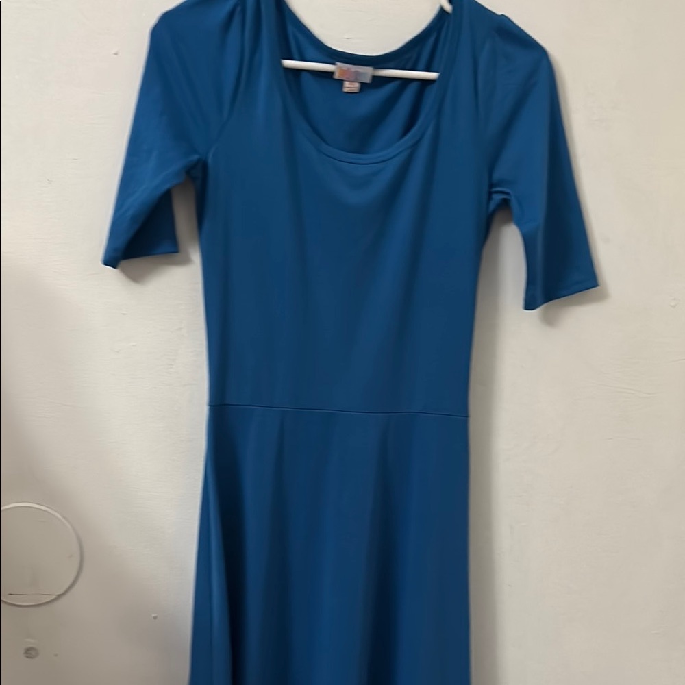 Elegant Blue Women's Dress